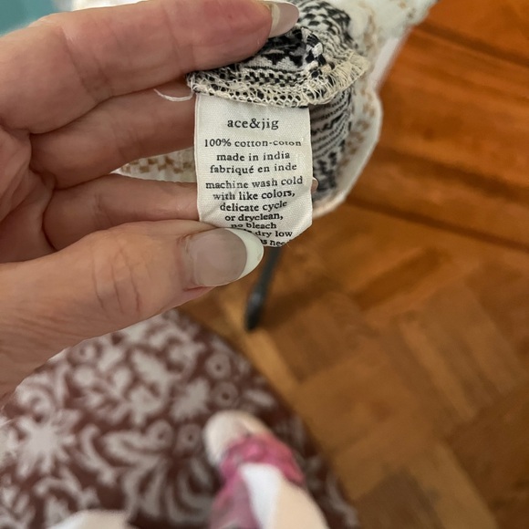 Ace & Jig Multicolor 100% Cotton Striped Dress w/pockets - Picture 4 of 4